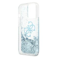 Guess Guess Liquid Glitter 4G Big Logo - Ohišje za iPhone 13 Pro (modro)