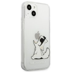 Karl Lagerfeld Karl Lagerfeld Choupette Fun - ohišje za iPhone 13 Mini (prozorno)