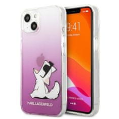 Karl Lagerfeld Karl Lagerfeld Choupette Fun - Ohišje za iPhone 13 Mini (roza)