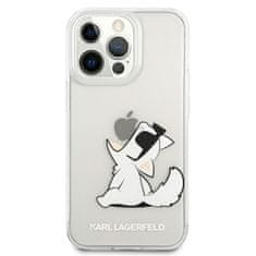 Karl Lagerfeld Karl Lagerfeld Choupette Fun - Ohišje za iPhone 13 Pro (prozorno)