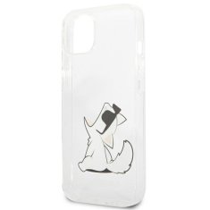 Karl Lagerfeld Karl Lagerfeld Choupette Fun - ohišje za iPhone 13 Mini (prozorno)