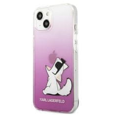 Karl Lagerfeld Karl Lagerfeld Choupette Fun - Ohišje za iPhone 13 Mini (roza)