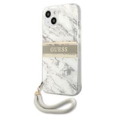 Guess Guess Marmorni trak - Ohišje za iPhone 13 Mini (sivo)