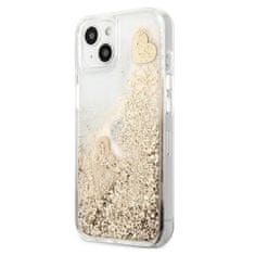 Guess Guess Liquid Glitter Charms - ovitek za iPhone 13 mini (zlat)