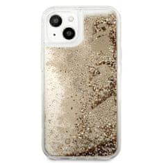 Guess Guess Liquid Glitter Charms - ovitek za iPhone 13 mini (zlat)