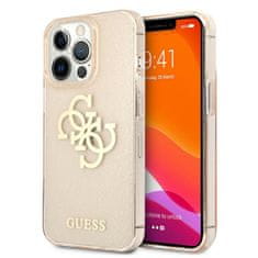 Guess Ohišje Guess Glitter 4G Big Logo - iPhone 13 Pro (zlato)