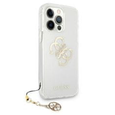 Guess Guess 4G Big Logo Charm Gold - ohišje za iPhone 13 Pro (zlati okraski)