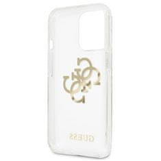 Guess Guess 4G Big Logo Charm Gold - ohišje za iPhone 13 Pro (zlati okraski)