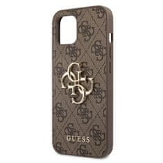 Guess Guess 4G Big Metal Logo - etui za iPhone 13 mini (rjav)