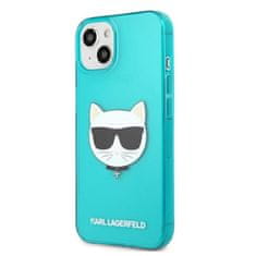 Karl Lagerfeld Karl Lagerfeld Choupette Head - ovitek za iPhone 13 mini (fluo modra)