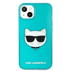 Karl Lagerfeld Karl Lagerfeld Choupette Head - ovitek za iPhone 13 mini (fluo modra)