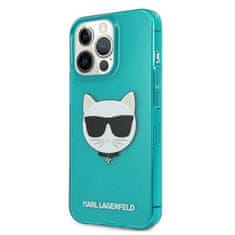 Karl Lagerfeld Karl Lagerfeld Choupette Head - Ohišje za iPhone 13 Pro (fluo modro)