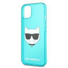 Karl Lagerfeld Karl Lagerfeld Choupette Head - ovitek za iPhone 13 mini (fluo modra)