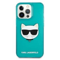 Karl Lagerfeld Karl Lagerfeld Choupette Head - Ohišje za iPhone 13 Pro (fluo modro)