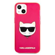 Karl Lagerfeld Karl Lagerfeld Choupette Head - etui za iPhone 13 mini (fluo roza)