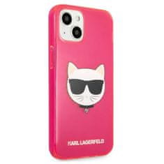 Karl Lagerfeld Karl Lagerfeld Choupette Head - etui za iPhone 13 mini (fluo roza)