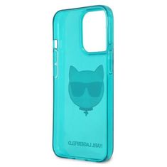 Karl Lagerfeld Karl Lagerfeld Choupette Head - Ohišje za iPhone 13 Pro (fluo modro)