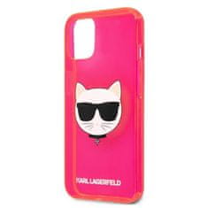 Karl Lagerfeld Karl Lagerfeld Choupette Head - etui za iPhone 13 mini (fluo roza)