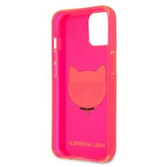 Karl Lagerfeld Karl Lagerfeld Choupette Head - etui za iPhone 13 mini (fluo roza)