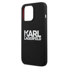 Karl Lagerfeld Karl Lagerfeld Silikonski logotip - ohišje za iPhone 13 Pro (črno)