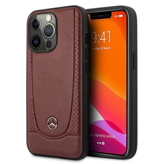 MERCEDES Mercedes Leather Urban Line - Ohišje za iPhone 13 Pro Max (rdeče)