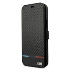 Bmw BMW Booktype M Carbon Stripe - Ohišje za iPhone 13 Pro (črno)