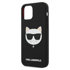 Karl Lagerfeld Karl Lagerfeld Choupette Head Silikon - ohišje za iPhone 12 / iPhone 12 Pro (črno)