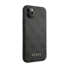 Guess Guess 4G Metal Gold Logo - Ohišje za iPhone 11 Pro (sivo)