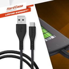 Energizer Energizer HardCase - Priključni kabel USB-A na USB-C 1,2 m (črn) Doživljenjska garancija