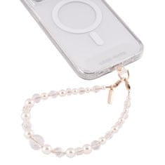 case-mate Case-Mate telefonska zapestnica z biseri - univerzalna telefonska vrvica (Crystal Pearl)