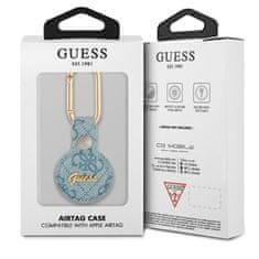 Guess Guess 4G Vintage Script - etui AirTag (modri)