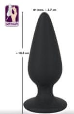 Black Velvets Silikonski analni čep 10,5 cm Black Velvets