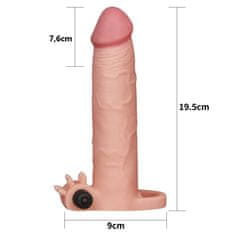 Lovetoy Pleasure X-Tender topper z vibracijo +7.6cm Lovetoy