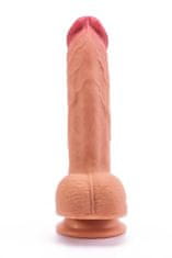 Lovetoy Silikonski dildo s priseskom Dvoplastni tekoči 20,3 cm Lovetoy