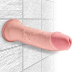 King Cock Plus 3D dildo trojne gostote s priseskom 26,7 cm King Cock