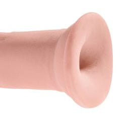 King Cock Plus 3D dildo trojne gostote s priseskom 26,7 cm King Cock