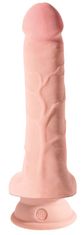 King Cock Plus 3D dildo trojne gostote s priseskom 24,1 cm King Cock