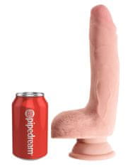 King Cock Plus 3D dildo trojne gostote s priseskom 24,1 cm King Cock