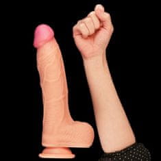 Lovetoy Dildo s priseskom Dvoplastni 25 cm Lovetoy