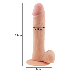 Lovetoy Dildo s priseskom 22cm Lovetoy