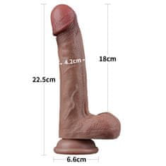 Lovetoy Dildo dvoslojni 22,5 cm Lovetoy