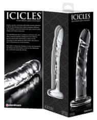 Icicles Stekleni dildo 18 cm Icicles št. 62