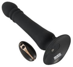 Black Velvets Analni vibrator 19,50-20,5 cm Črni žamet