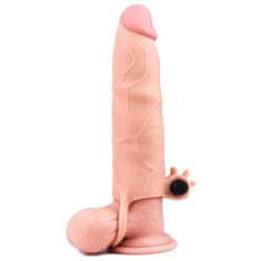 Lovetoy Pleasure X-Tender topper z vibracijo +7.6cm Lovetoy