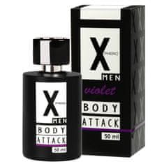 Aurora X-Phero Body Attack Parfum Violet za moške, 50 ml