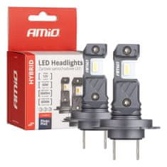 AMIO 2x avto LED sijalka H7 / H18 60W CanBus Plug and Play