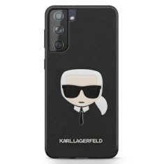 Karl Lagerfeld Karl Lagerfeld Saffiano Ikonik Karl`s Head - Ohišje za Samsung Galaxy S21 (črno)