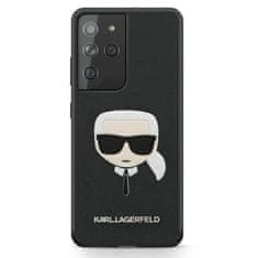 Karl Lagerfeld Karl Lagerfeld Saffiano Ikonik Karl`s Head - Ohišje za Samsung Galaxy S21 Ultra (črno)