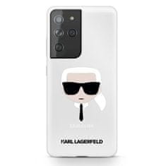 Karl Lagerfeld Karl Lagerfeld Head - Ohišje za Samsung Galaxy S21 Ultra (prozorno)