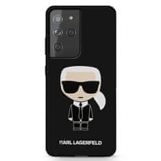 Karl Lagerfeld Karl Lagerfeld Silikonsko ohišje Iconic - Samsung Galaxy S21 Ultra (črno)